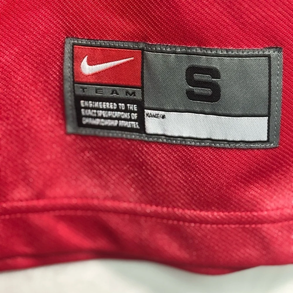 Cherokee Impact Nike Crimson and White Sports Jersey